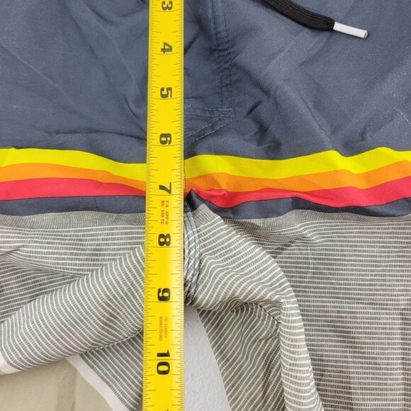 Rip Curl Mirage Boardshorts Stripe Stretch Colorblock Hybrid Swim Trunks 29 Mens - Picture 11 of 11